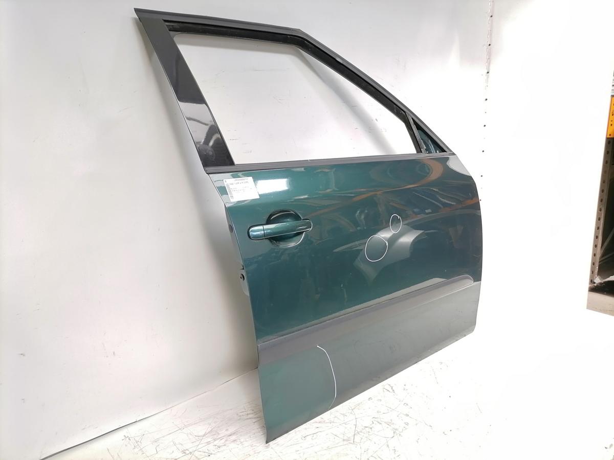 Skoda Fabia 2 original T&uuml;r vorn rechts LF6K Highland Gr&uuml;n Rohbau Bj.2008